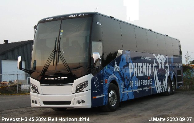 BUS/AUTOBUS: Prevost H3-45 2024 Bell-Horizon