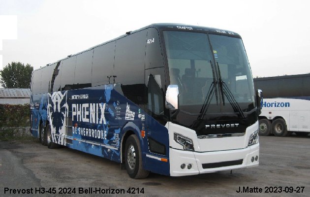 BUS/AUTOBUS: Prevost H3-45 2024 Bell-Horizon