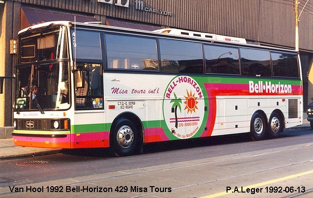 BUS/AUTOBUS: Van Hool Acron 1992 Bell-Horizon