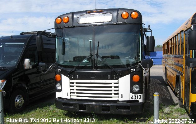 BUS/AUTOBUS: Blue Bird TX4 2013 Bell-Horizon
