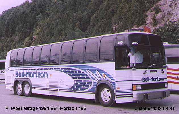 BUS/AUTOBUS: Prevost Le Mirage 1994 Bell-Horizon