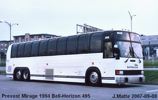BUS/AUTOBUS: Prevost Mirage 1994 Bell-Horizon