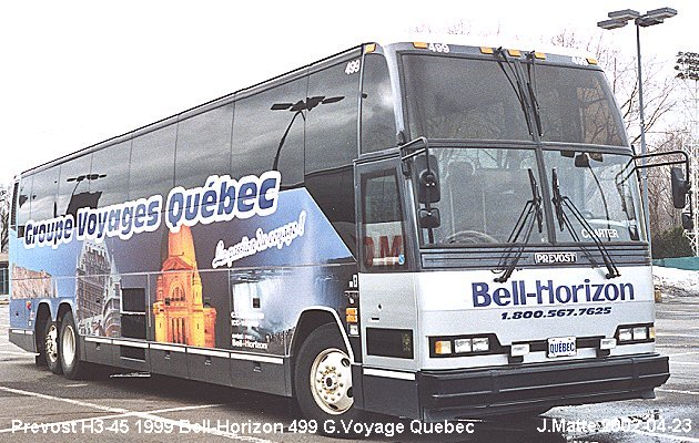 BUS/AUTOBUS: Prevost H3-45 1999 Bell-Horizon