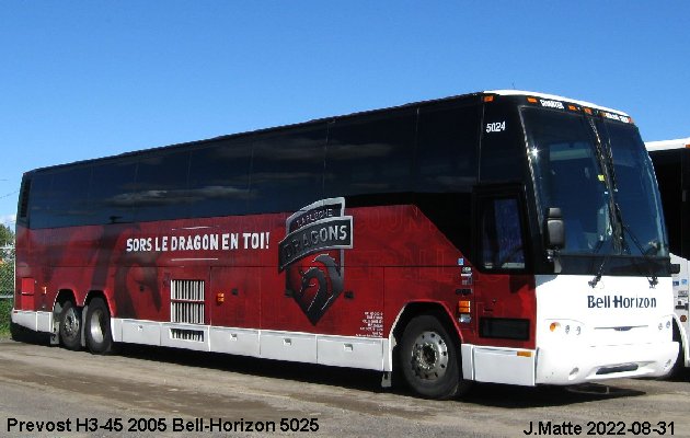 BUS/AUTOBUS: Prevost H3-45 2005 Bell-Horizon