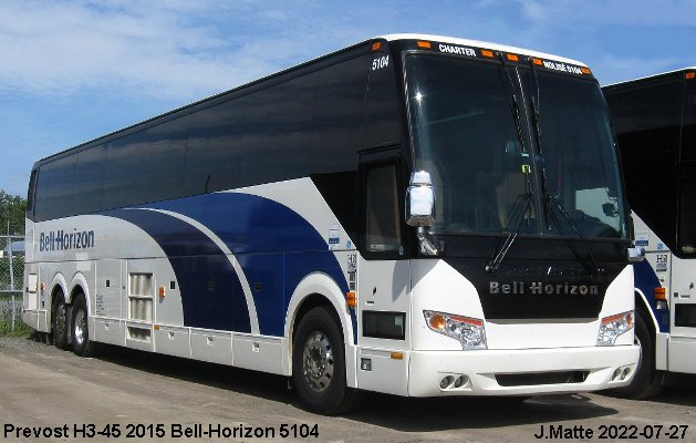 BUS/AUTOBUS: Prevost H3-45 2015 Bell-Horizon