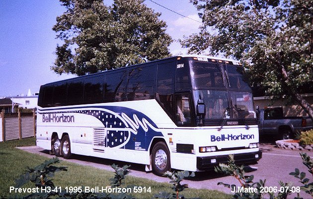 BUS/AUTOBUS: Prevost H3-41 1995 Bell-Horizon