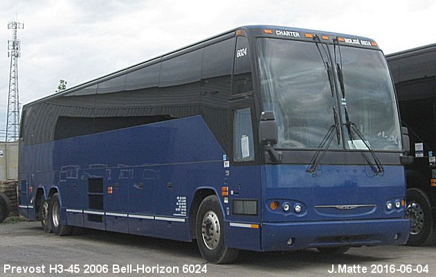 BUS/AUTOBUS: Prevost H3-45 2006 Bell-Horizon