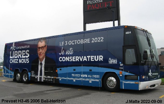 BUS/AUTOBUS: Prevost H3-45 2006 Bell-Horizon