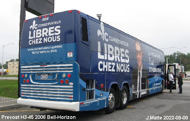 BUS/AUTOBUS: Prevost H3-45 2006 Bell-Horizon