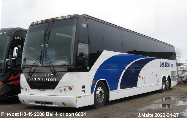 BUS/AUTOBUS: Prevost H3-45 2006 Bell-Horizon