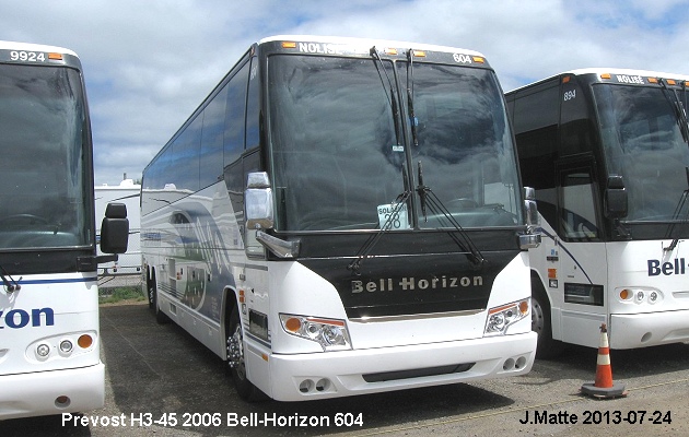 BUS/AUTOBUS: Prevost H3-45 2006 Bell-Horizon