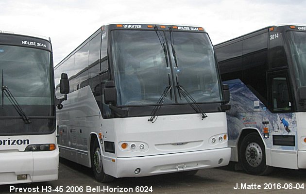 BUS/AUTOBUS: Prevost H3-45 2006 Bell-Horizon