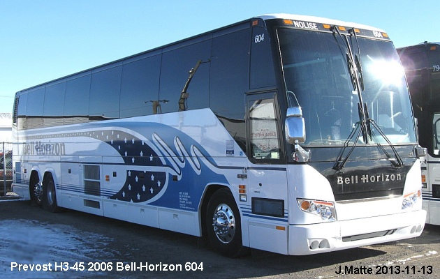 BUS/AUTOBUS: Prevost H3-45 2006 Bell-Horizon