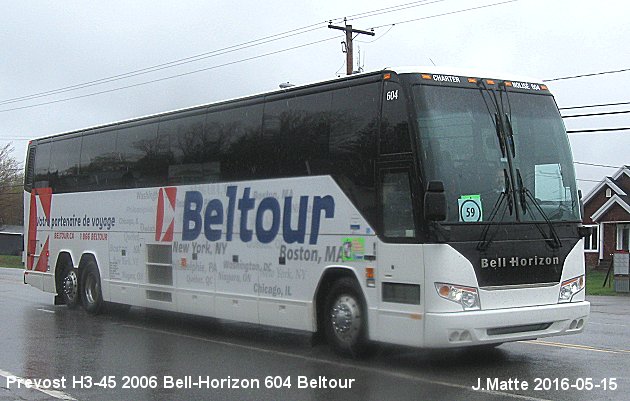 BUS/AUTOBUS: Prevost H3-45 2006 Bell-Horizon