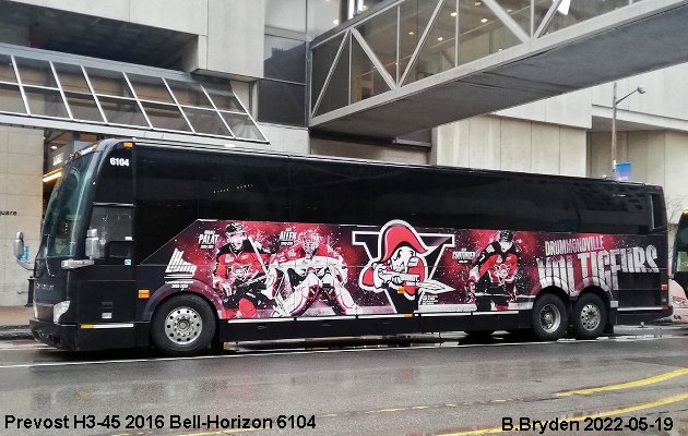 BUS/AUTOBUS: Prevost H3-45 2016 Bell-Horizon