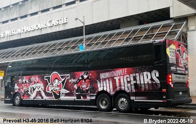 BUS/AUTOBUS: Prevost H3-45 2016 Bell-Horizon