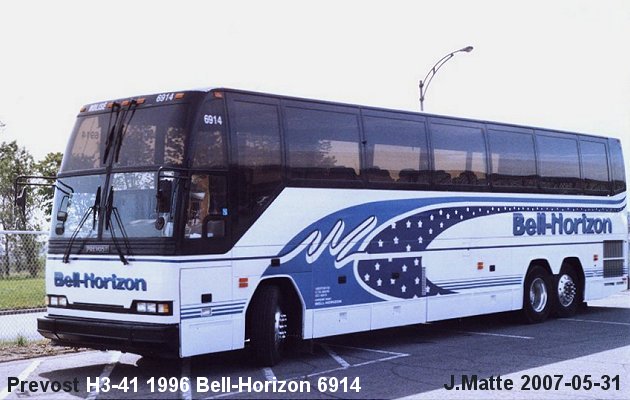 BUS/AUTOBUS: Prevost H3-41 1996 Bell-Horizon
