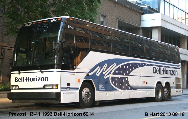 BUS/AUTOBUS: Prevost H3-41 1996 Bell-Horizon