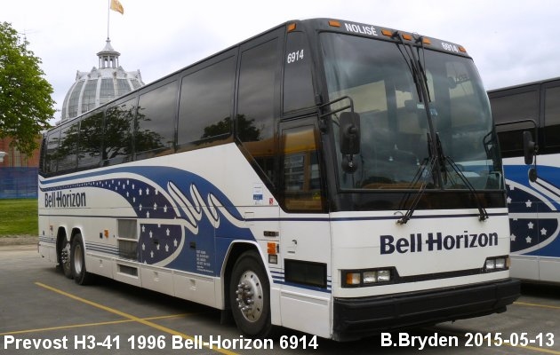 BUS/AUTOBUS: Prevost H3-41 1996 Bell-Horizon