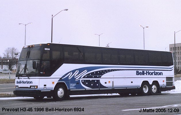 BUS/AUTOBUS: Prevost H3-45 1996 Bell-Horizon