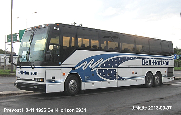 BUS/AUTOBUS: Prevost H3-41 1996 Bell-Horizon