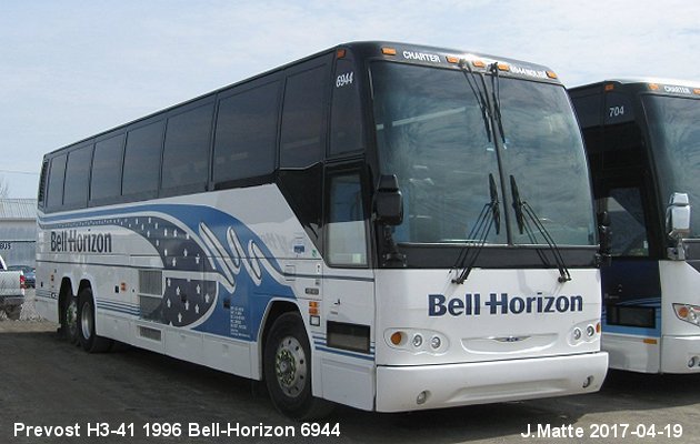 BUS/AUTOBUS: Prevost H3-45 1996 Bell-Horizon
