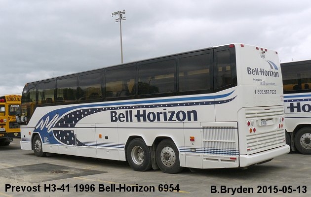 BUS/AUTOBUS: Prevost H3-45 1996 Bell-Horizon