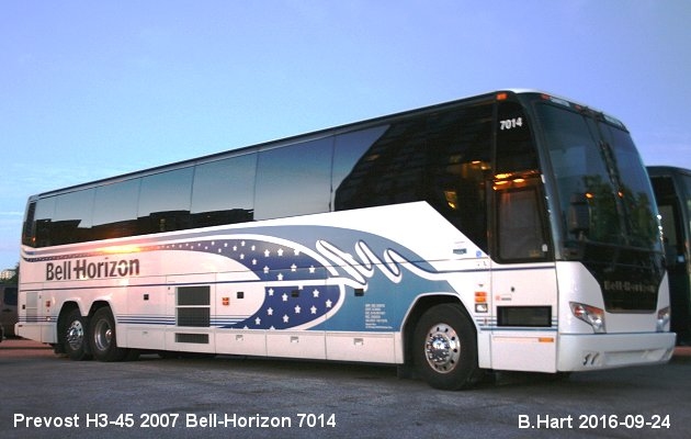 BUS/AUTOBUS: Prevost H3-45 2007 Bell-Horizon