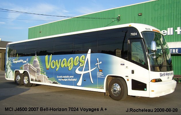 BUS/AUTOBUS: MCI J4500 2007 Bell-Horizon