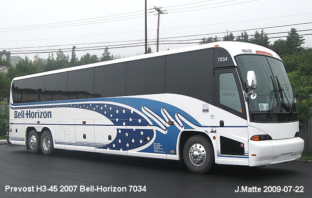 BUS/AUTOBUS: MCI J4500 2007 Bell-Horizon