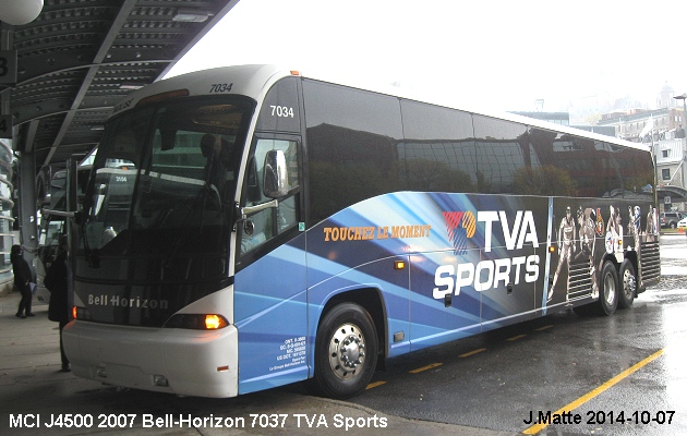 BUS/AUTOBUS: MCI J4500 2007 Bell-Horizon