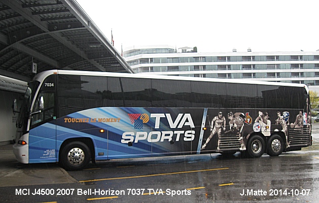 BUS/AUTOBUS: MCI J4500 2007 Bell-Horizon