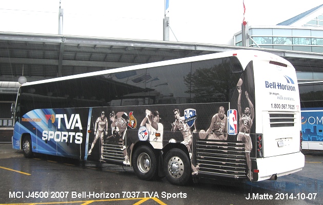 BUS/AUTOBUS: MCI J4500 2007 Bell-Horizon