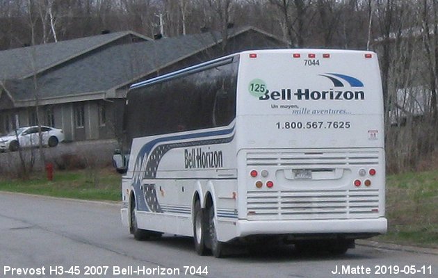 BUS/AUTOBUS: Prevost H3-45 2007 Bell-Horizon