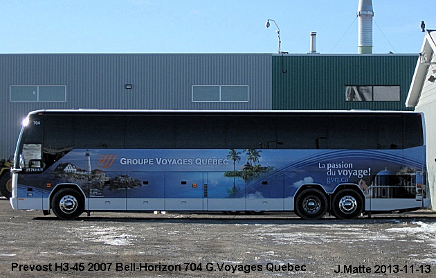 BUS/AUTOBUS: Prevost H3-45 2007 Bell-Horizon