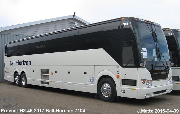 BUS/AUTOBUS: Prevost H3-45 2017 Bell-Horizon