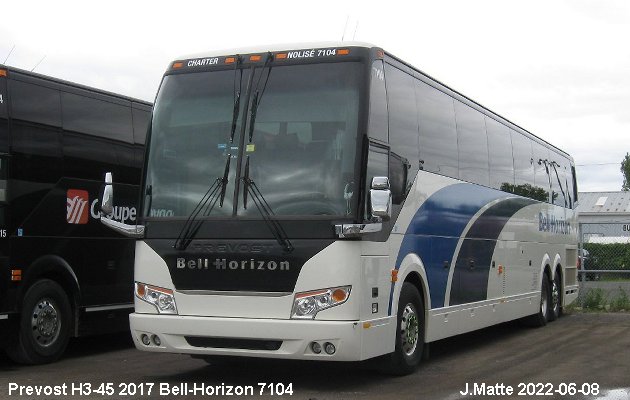 BUS/AUTOBUS: Prevost H3-45 2017 Bell-Horizon
