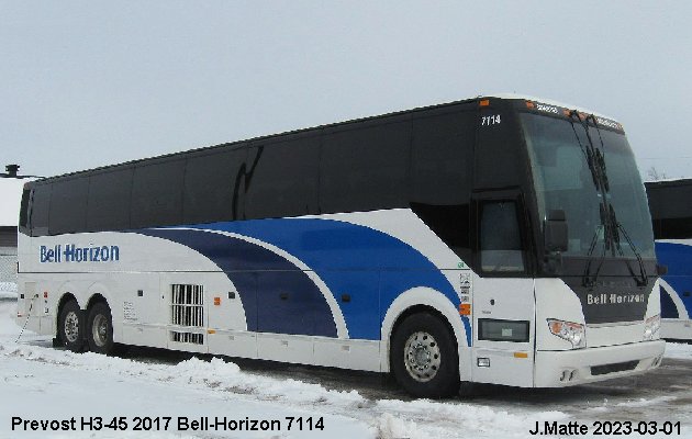 BUS/AUTOBUS: Prevost H3-45 2017 Bell-Horizon
