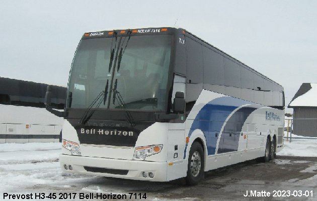 BUS/AUTOBUS: Prevost H3-45 2017 Bell-Horizon