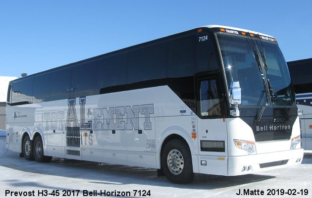 BUS/AUTOBUS: Prevost H3-45 2017 Bell-Horizon
