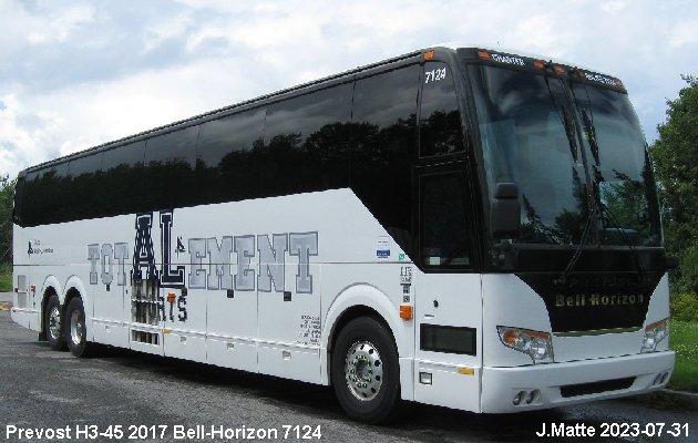 BUS/AUTOBUS: Prevost H3-45 2017 Bell-Horizon