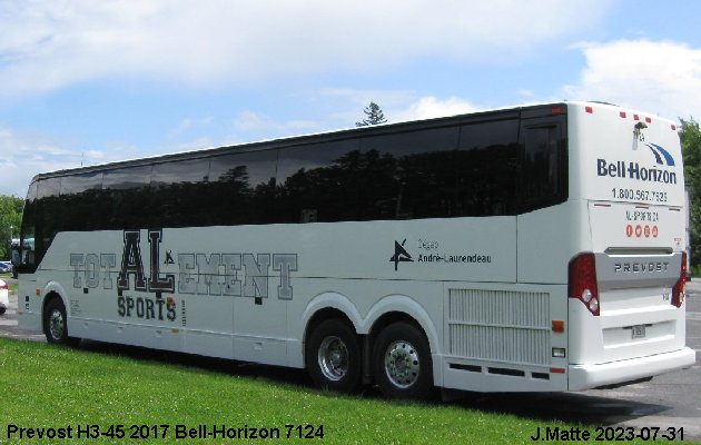 BUS/AUTOBUS: Prevost H3-45 2017 Bell-Horizon