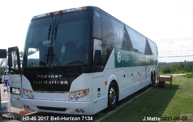 BUS/AUTOBUS: Prevost H3-45 2017 Bell-Horizon