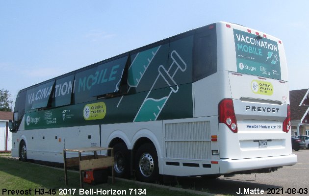 BUS/AUTOBUS: Prevost H3-45 2017 Bell-Horizon