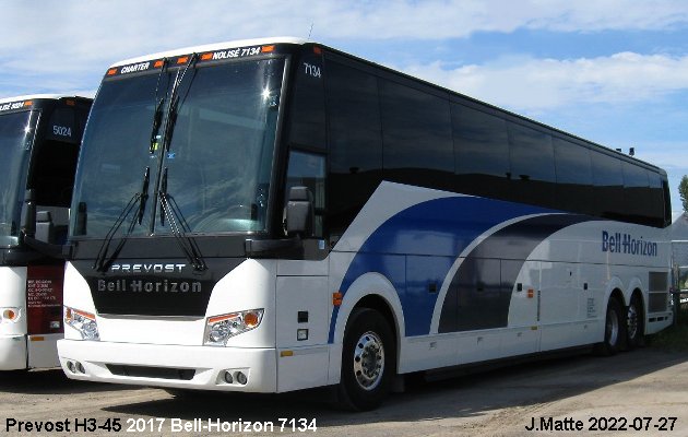 BUS/AUTOBUS: Prevost H3-45 2017 Bell-Horizon