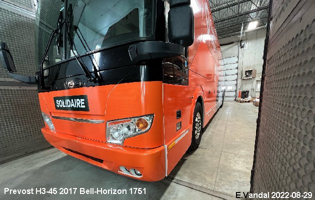 BUS/AUTOBUS: Prevost H3-45 2017 Bell-Horizon