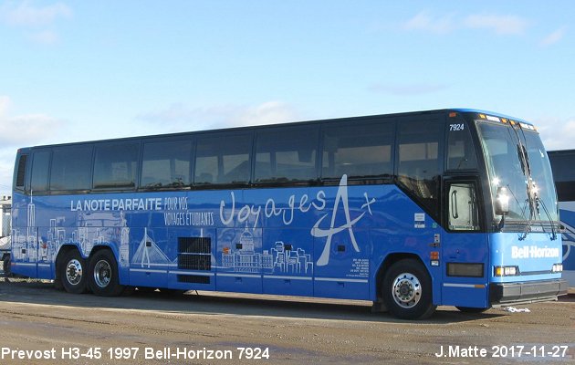 BUS/AUTOBUS: Prevost H3-45 1997 Bell-Horizon