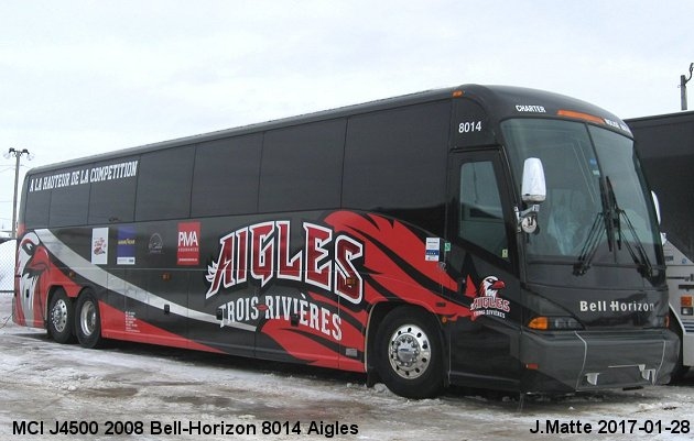 BUS/AUTOBUS: MCI J4500 2008 Bell-Horizon