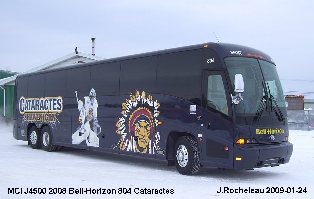 BUS/AUTOBUS: MCI J4500 2008 Bell-Horizon