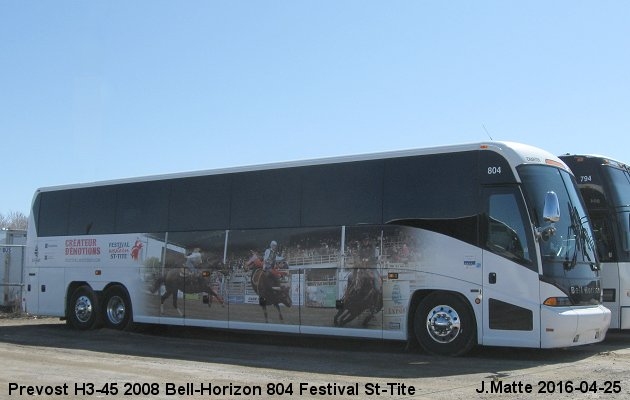BUS/AUTOBUS: MCI J4500 2008 Bell-Horizon